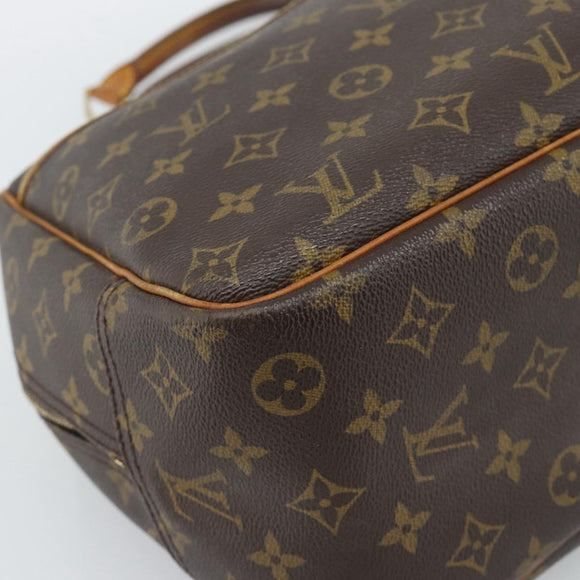 LOUIS VUITTON Monogram Deauville Hand Bag M47270 LV Auth 185699