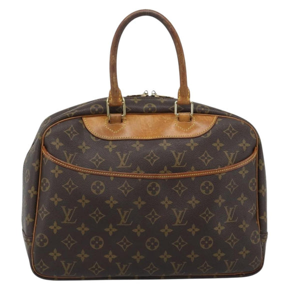 LOUIS VUITTON Monogram Deauville Hand Bag M47270 LV Auth 185699