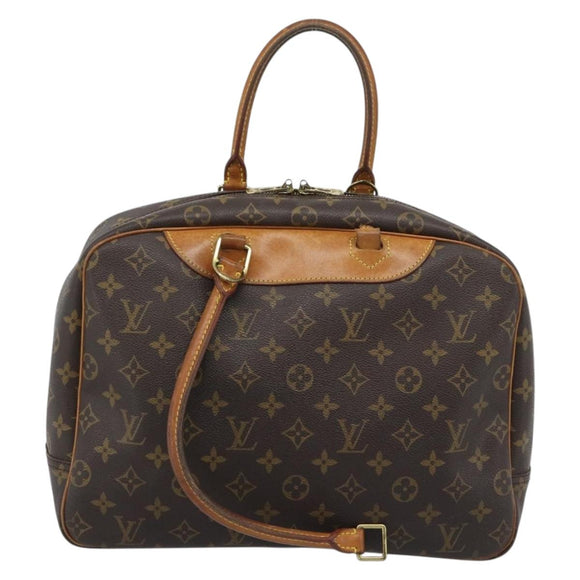 LOUIS VUITTON Monogram Deauville Hand Bag M47270 LV Auth 185699