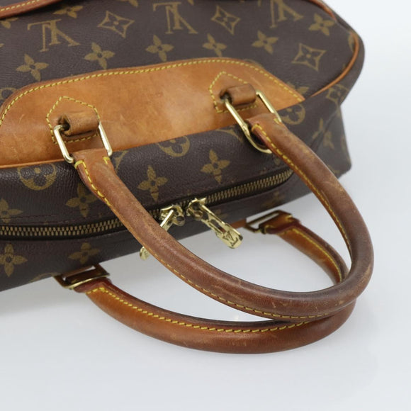 LOUIS VUITTON Monogram Deauville Hand Bag M47270 LV Auth 185699