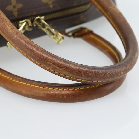 LOUIS VUITTON Monogram Deauville Hand Bag M47270 LV Auth 185699