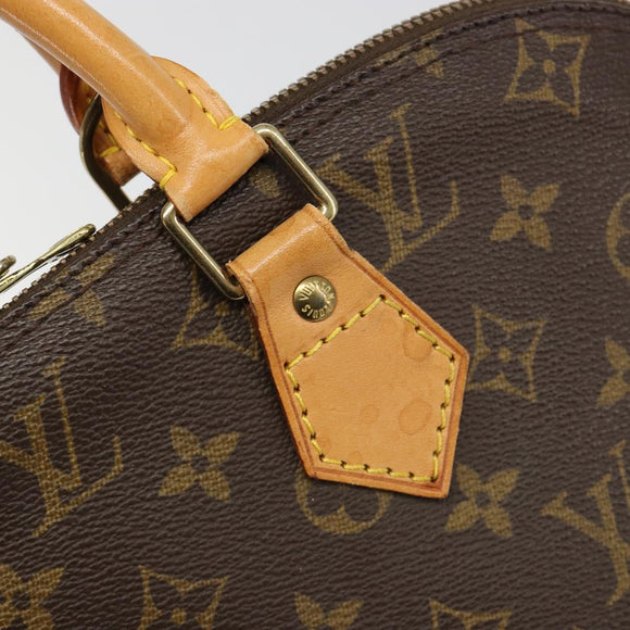 LOUIS VUITTON Monogram Alma Hand Bag M51130 LV Auth 185700A