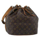 LOUIS VUITTON Monogram Petit Noe Shoulder Bag M42226 LV Auth 185701A-1