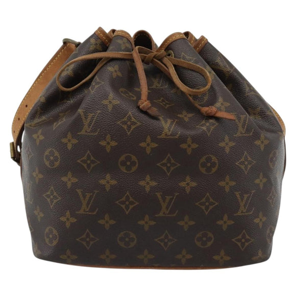 LOUIS VUITTON Monogram Petit Noe Shoulder Bag M42226 LV Auth 185701A
