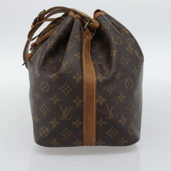 LOUIS VUITTON Monogram Petit Noe Shoulder Bag M42226 LV Auth 185701A