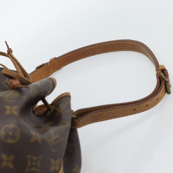 LOUIS VUITTON Monogram Petit Noe Shoulder Bag M42226 LV Auth 185701A