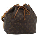 LOUIS VUITTON Monogram Petit Noe Shoulder Bag M42226 LV Auth 185703A-1