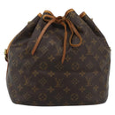 LOUIS VUITTON Monogram Petit Noe Shoulder Bag M42226 LV Auth 185703A-13