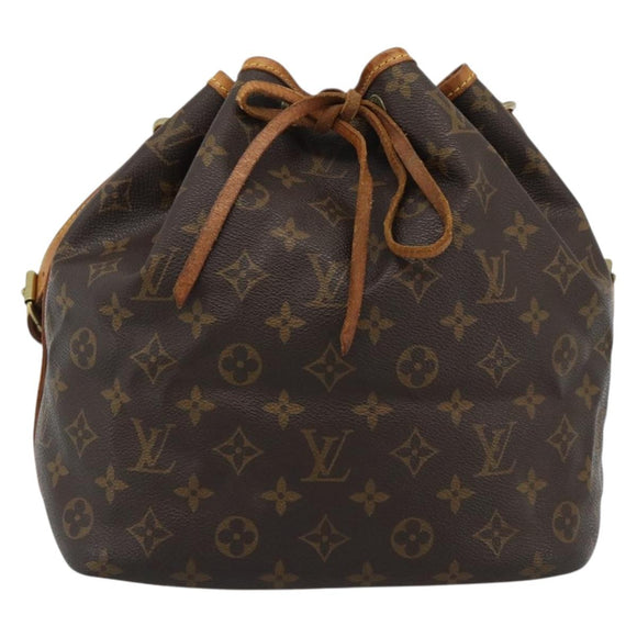 LOUIS VUITTON Monogram Petit Noe Shoulder Bag M42226 LV Auth 185703A