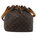 LOUIS VUITTON Monogram Petit Noe Shoulder Bag M42226 LV Auth 185703A-2