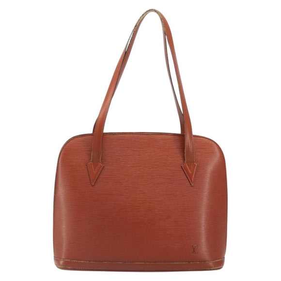LOUIS VUITTON Epi Lussac Shoulder Bag Brown M52283 LV Auth 185704