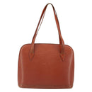 LOUIS VUITTON Epi Lussac Shoulder Bag Brown M52283 LV Auth 185704-2