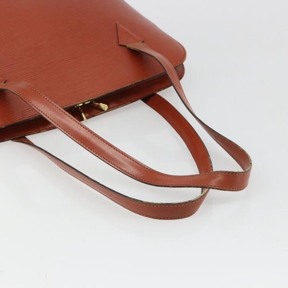 LOUIS VUITTON Epi Lussac Shoulder Bag Brown M52283 LV Auth 185704