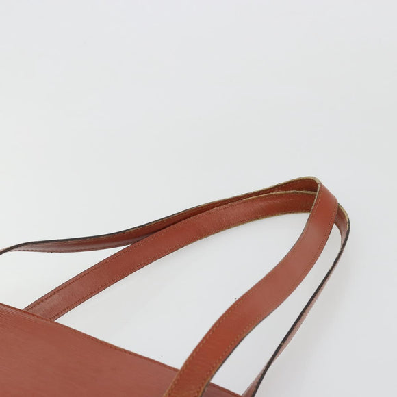 LOUIS VUITTON Epi Lussac Shoulder Bag Brown M52283 LV Auth 185704