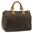 LOUIS VUITTON Monogram Speedy 30 Hand Bag M41526 LV Auth 185705A-1