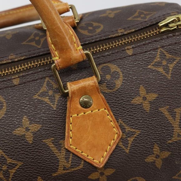LOUIS VUITTON Monogram Speedy 30 Hand Bag M41526 LV Auth 185705A