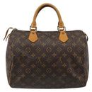 LOUIS VUITTON Monogram Speedy 30 Hand Bag M41526 LV Auth 185705A-2