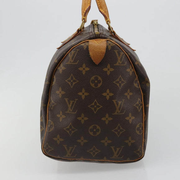 LOUIS VUITTON Monogram Speedy 30 Hand Bag M41526 LV Auth 185705A