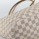 LOUIS VUITTON Damier Azur Neverfull MM Tote Bag N41605 LV Auth 185706A-14