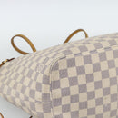 LOUIS VUITTON Damier Azur Neverfull MM Tote Bag N41605 LV Auth 185706A-16