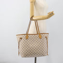 LOUIS VUITTON Damier Azur Neverfull MM Tote Bag N41605 LV Auth 185706A-21