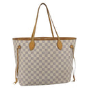 LOUIS VUITTON Damier Azur Neverfull MM Tote Bag N41605 LV Auth 185706A-2