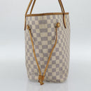 LOUIS VUITTON Damier Azur Neverfull MM Tote Bag N41605 LV Auth 185706A-3