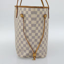 LOUIS VUITTON Damier Azur Neverfull MM Tote Bag N41605 LV Auth 185706A-4