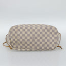 LOUIS VUITTON Damier Azur Neverfull MM Tote Bag N41605 LV Auth 185706A-5