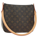 LOUIS VUITTON Monogram Looping MM Shoulder Bag M51146 LV Auth 185714V-1