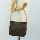LOUIS VUITTON Monogram Looping MM Shoulder Bag M51146 LV Auth 185714V-25