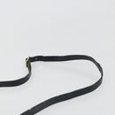 GUCCI GG Supreme Sherry Line Shoulder Bag PVC Navy Gold Auth 185719-14