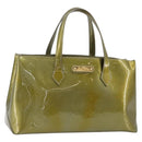 LOUIS VUITTON Vernis Wilshire PM Hand Bag Veil Amplession M91643 LV Auth 185720-1