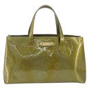 LOUIS VUITTON Vernis Wilshire PM Hand Bag Veil Amplession M91643 LV Auth 185720-13