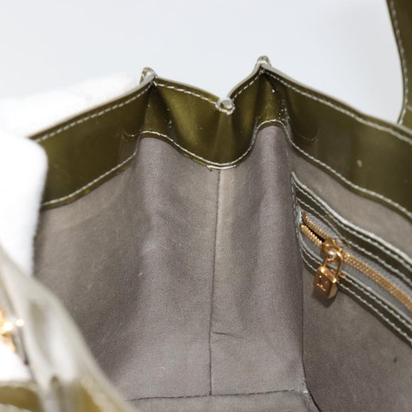 LOUIS VUITTON Vernis Wilshire PM Hand Bag Veil Amplession M91643 LV Auth 185720