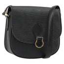 LOUIS VUITTON Epi Saint Cloud PM Shoulder Bag Black M52212 LV Auth 185722-1
