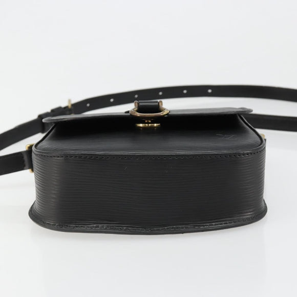 LOUIS VUITTON Epi Saint Cloud PM Shoulder Bag Black M52212 LV Auth 185722