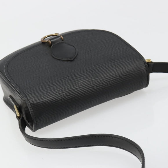 LOUIS VUITTON Epi Saint Cloud PM Shoulder Bag Black M52212 LV Auth 185722