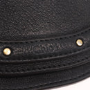 Chloe Nile Hand Bag Leather 2way Black Gold Auth 185727A-19