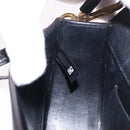 Chloe Nile Hand Bag Leather 2way Black Gold Auth 185727A-22