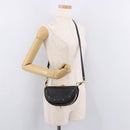 Chloe Nile Hand Bag Leather 2way Black Gold Auth 185727A-24
