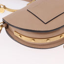 Chloe Nile Hand Bag Leather 2way Pink Gold Auth 185728A-18
