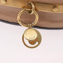 Chloe Nile Hand Bag Leather 2way Pink Gold Auth 185728A-9