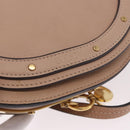 Chloe Nile Hand Bag Leather 2way Pink Gold Auth 185728A-20