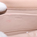 Chloe Nile Hand Bag Leather 2way Pink Gold Auth 185728A-21