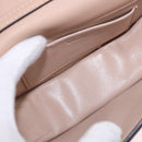 Chloe Nile Hand Bag Leather 2way Pink Gold Auth 185728A-11