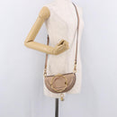Chloe Nile Hand Bag Leather 2way Pink Gold Auth 185728A-25
