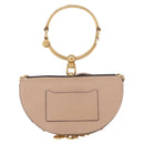 Chloe Nile Hand Bag Leather 2way Pink Gold Auth 185728A-2