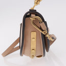 Chloe Nile Hand Bag Leather 2way Pink Gold Auth 185728A-4