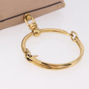 Chloe Nile Hand Bag Leather 2way Pink Gold Auth 185728A-7